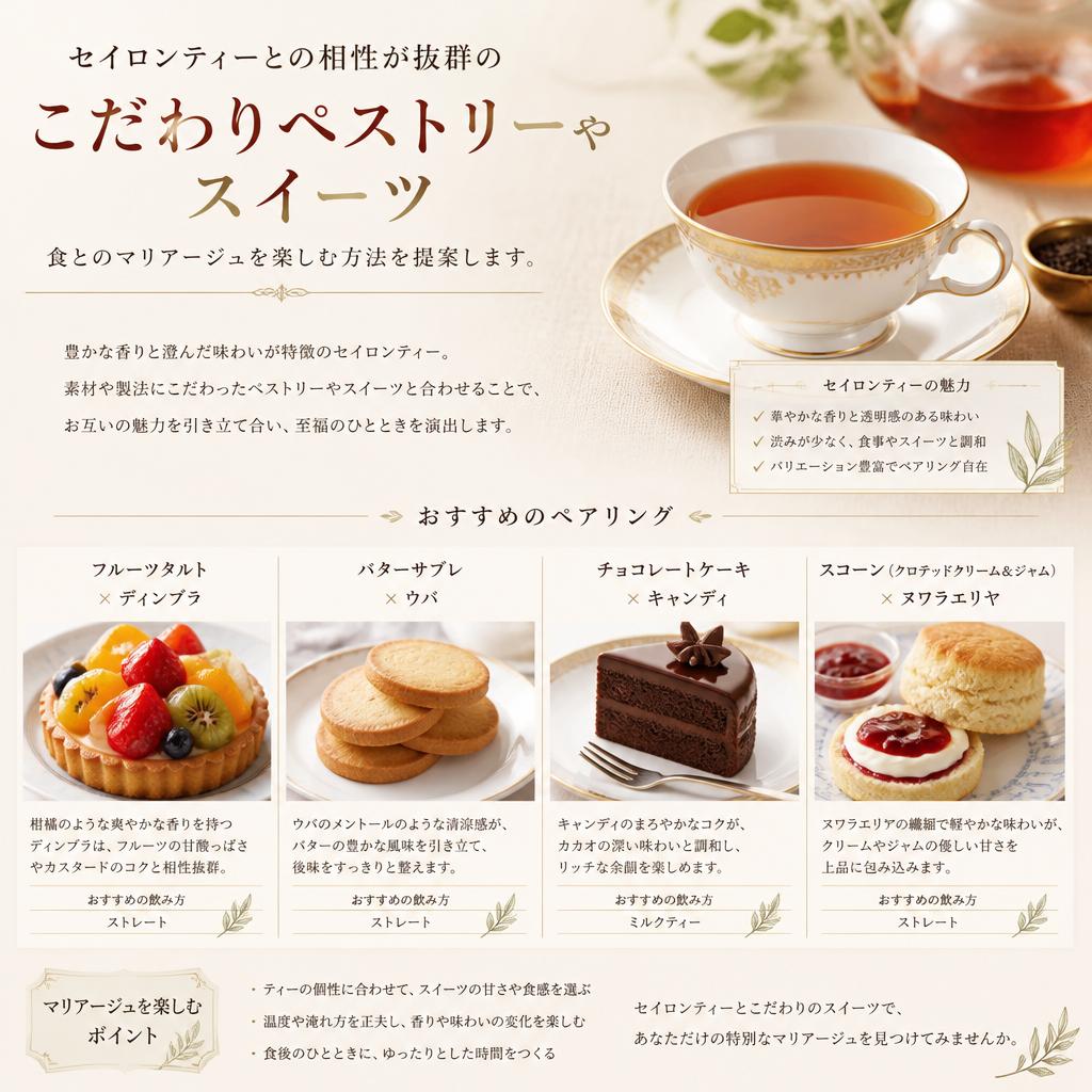 5. 美味しさを引き立てるペストリーとスイーツ