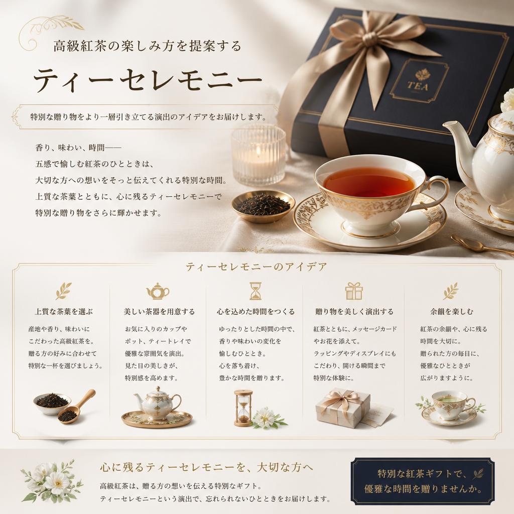 ティーセレモニーで心を込める