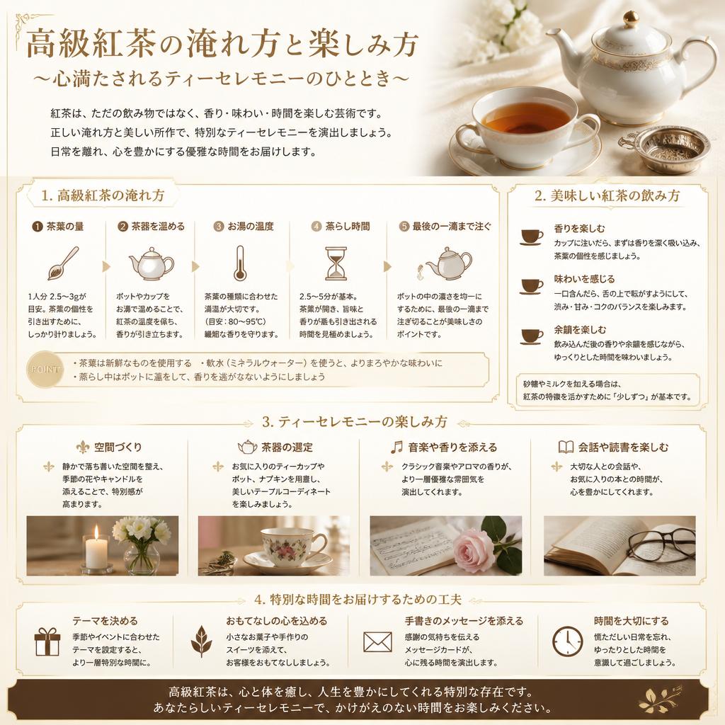 贅沢なティーセレモニー体験