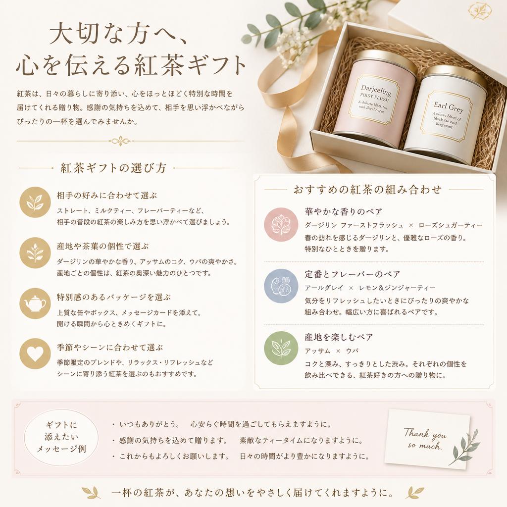 贈答用紅茶の選び方