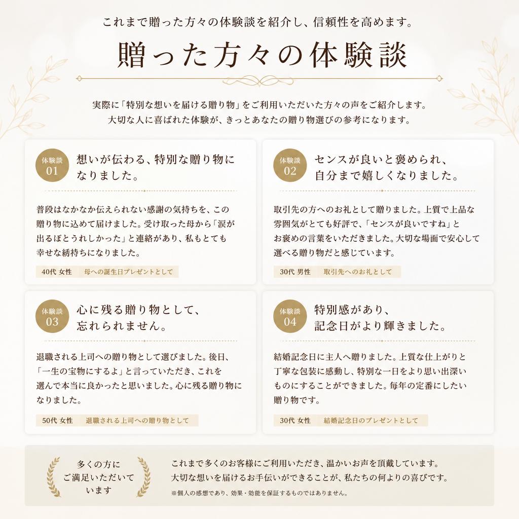 お客様の声