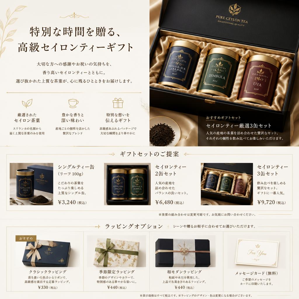 大切な方への高級ギフト