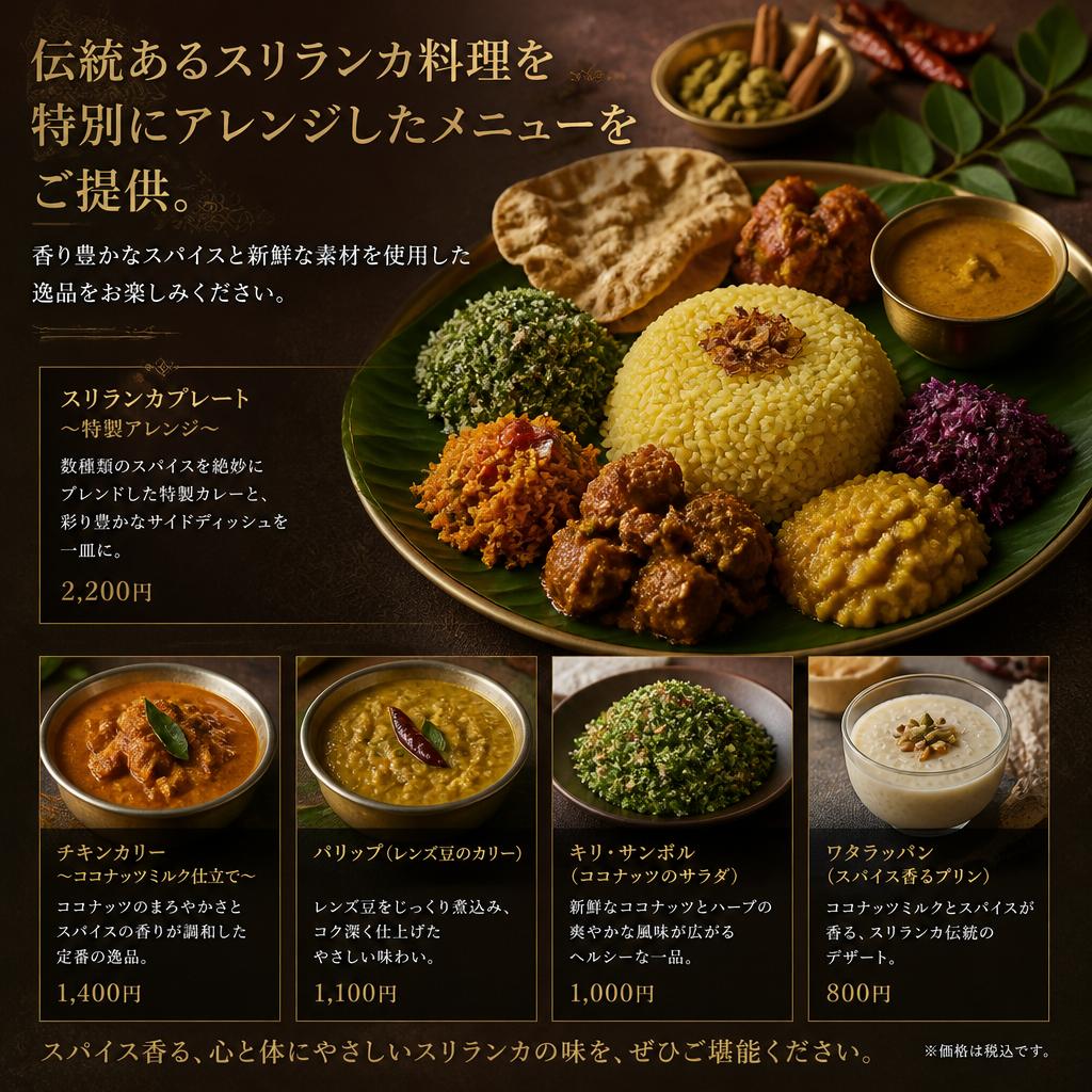 スリランカ料理の魅力