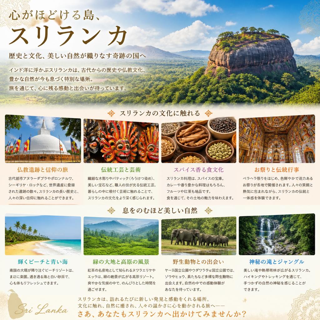 4. スリランカの風を運ぶ旅
