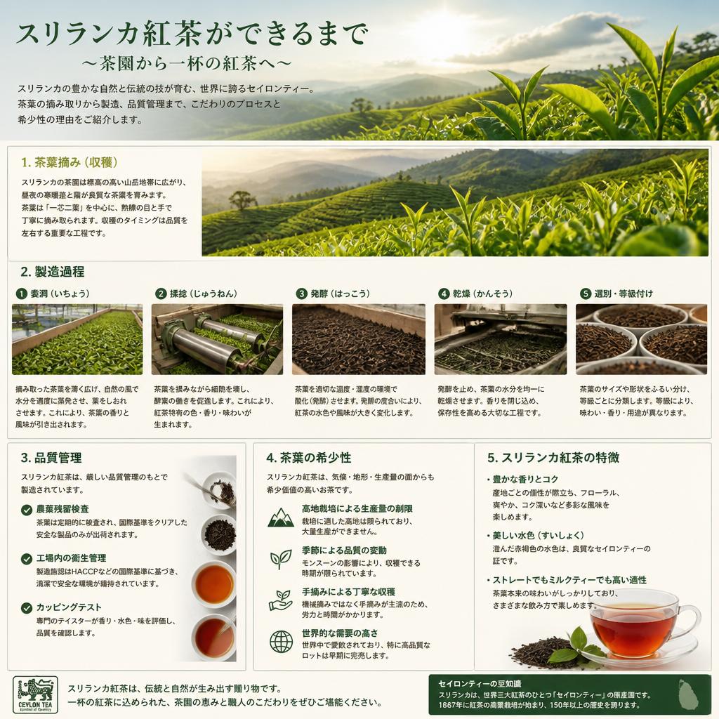 4. スリランカ紅茶の製造過程