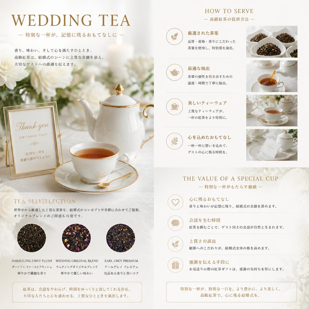 4. 結婚式の特別な美味しいひととき