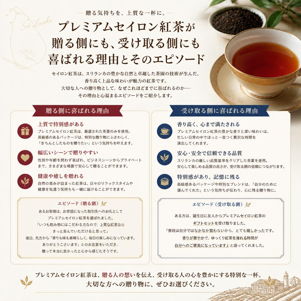 贈る方・送られる方に喜ばれる理由