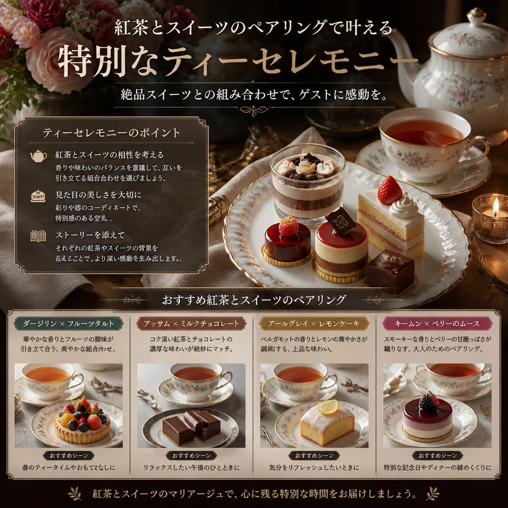 高級スイーツとの相性