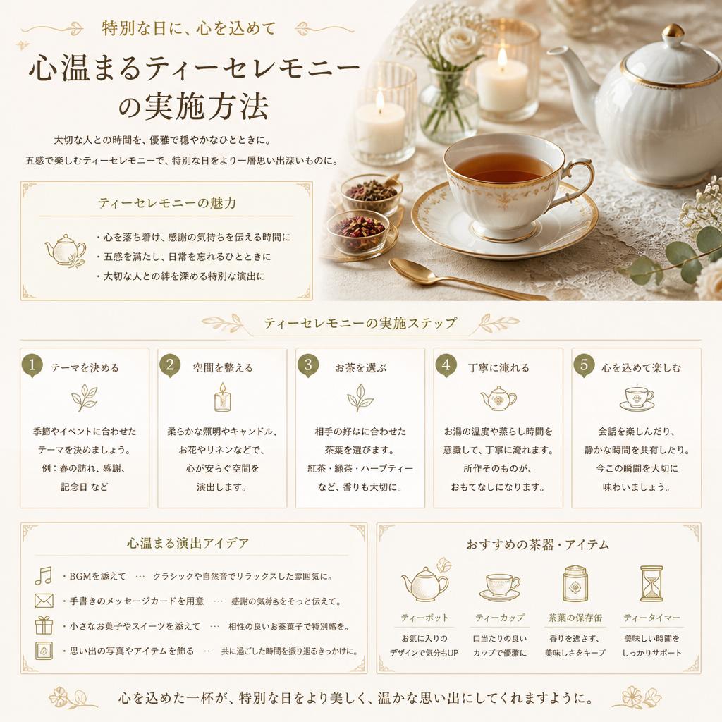 ティーセレモニーの提案