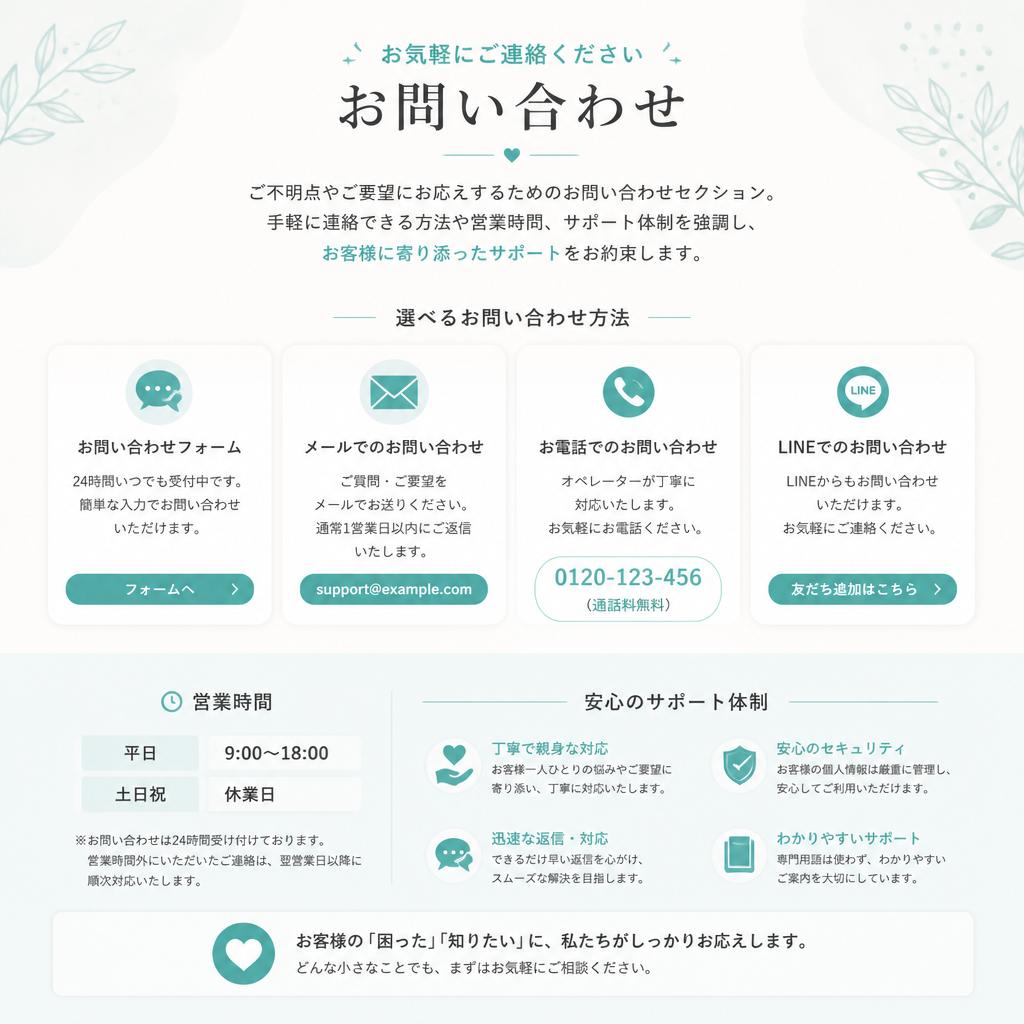 お問い合わせ・ご相談