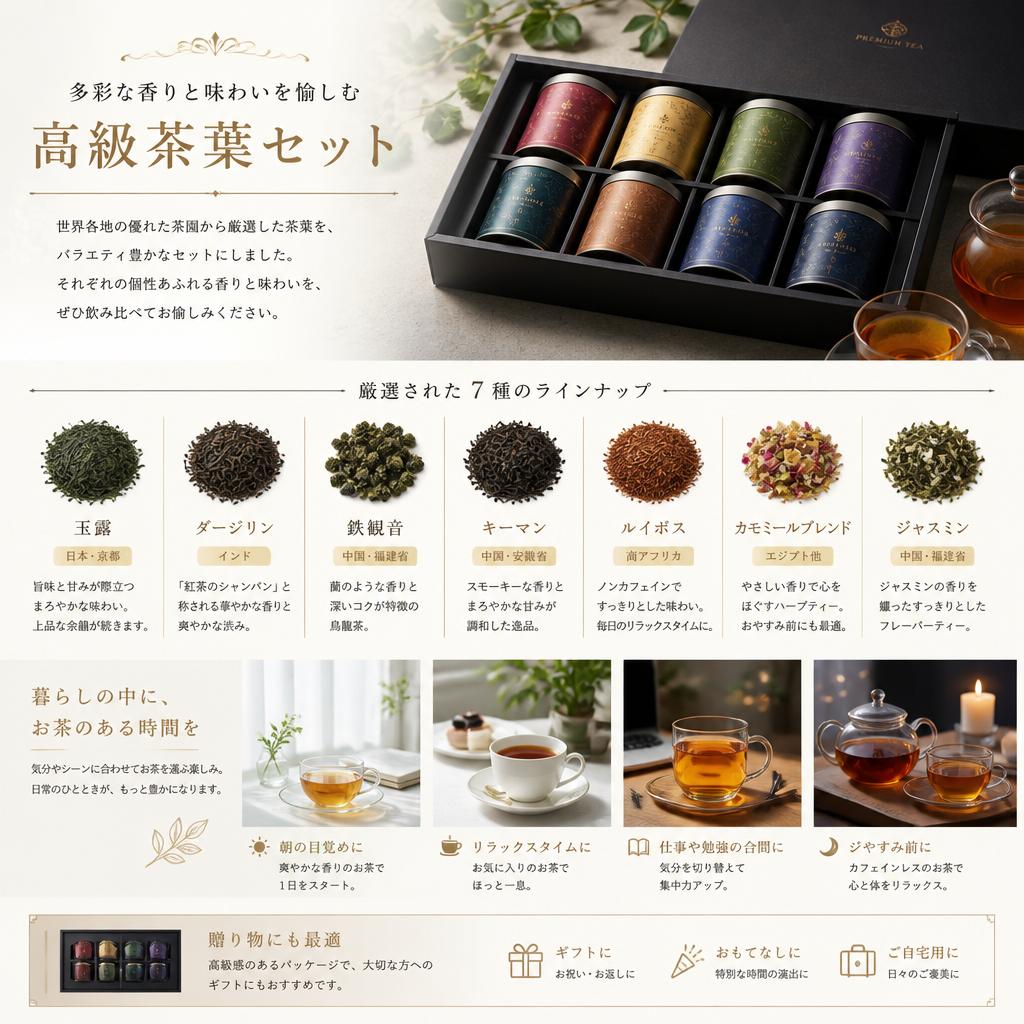 高級茶葉セットのご紹介
