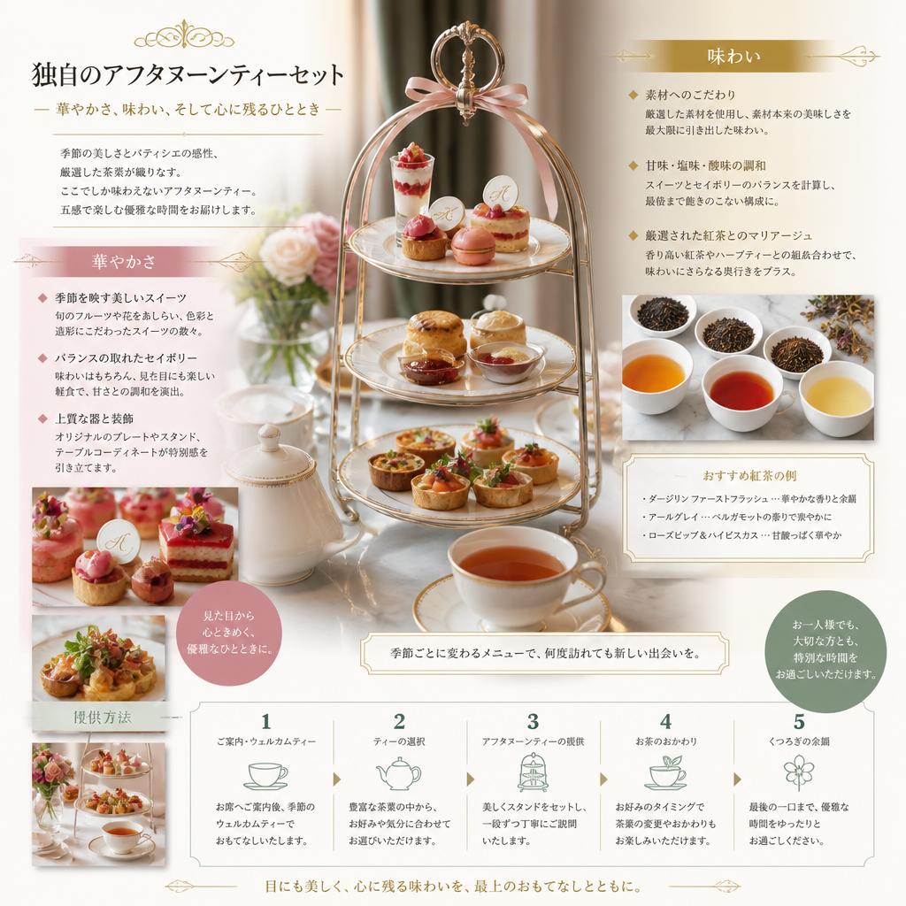 アフタヌーンティーセットの魅力