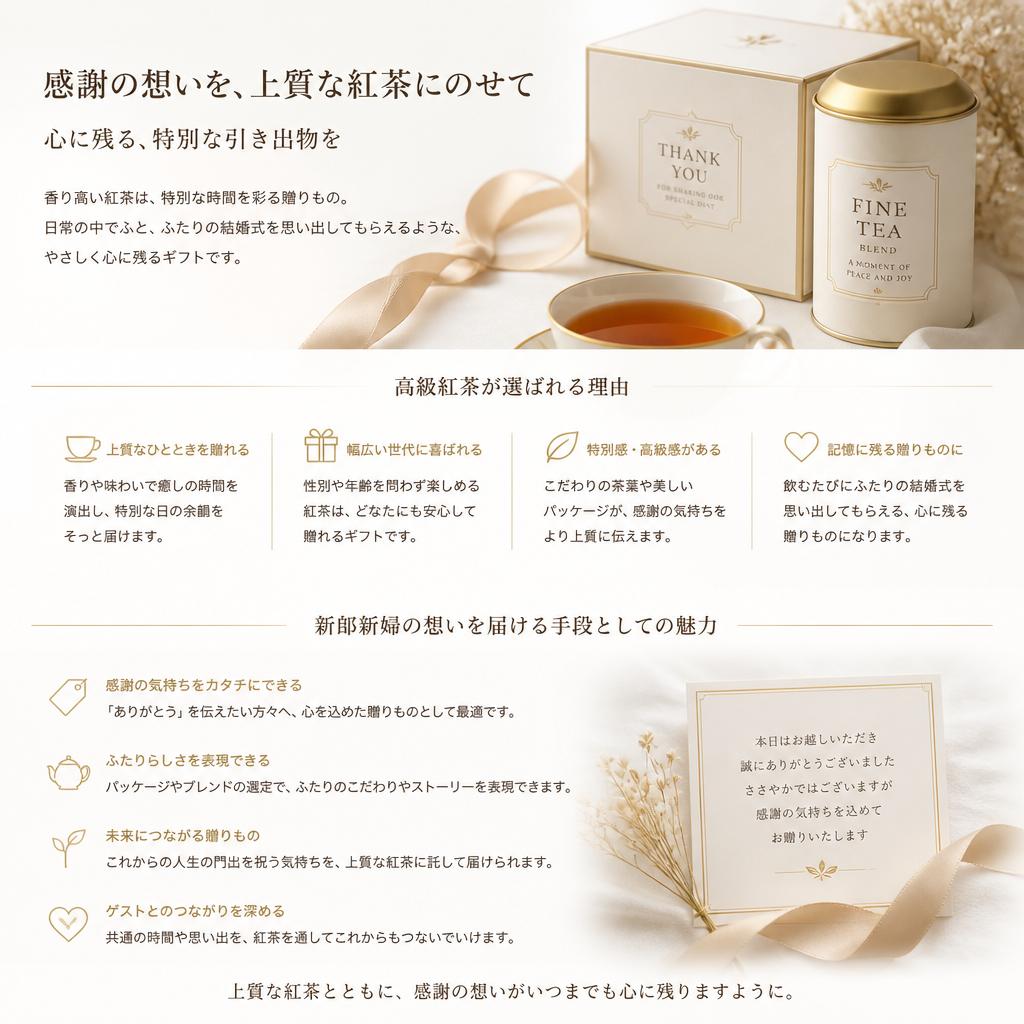 5. 婚礼引き出物としての選択肢