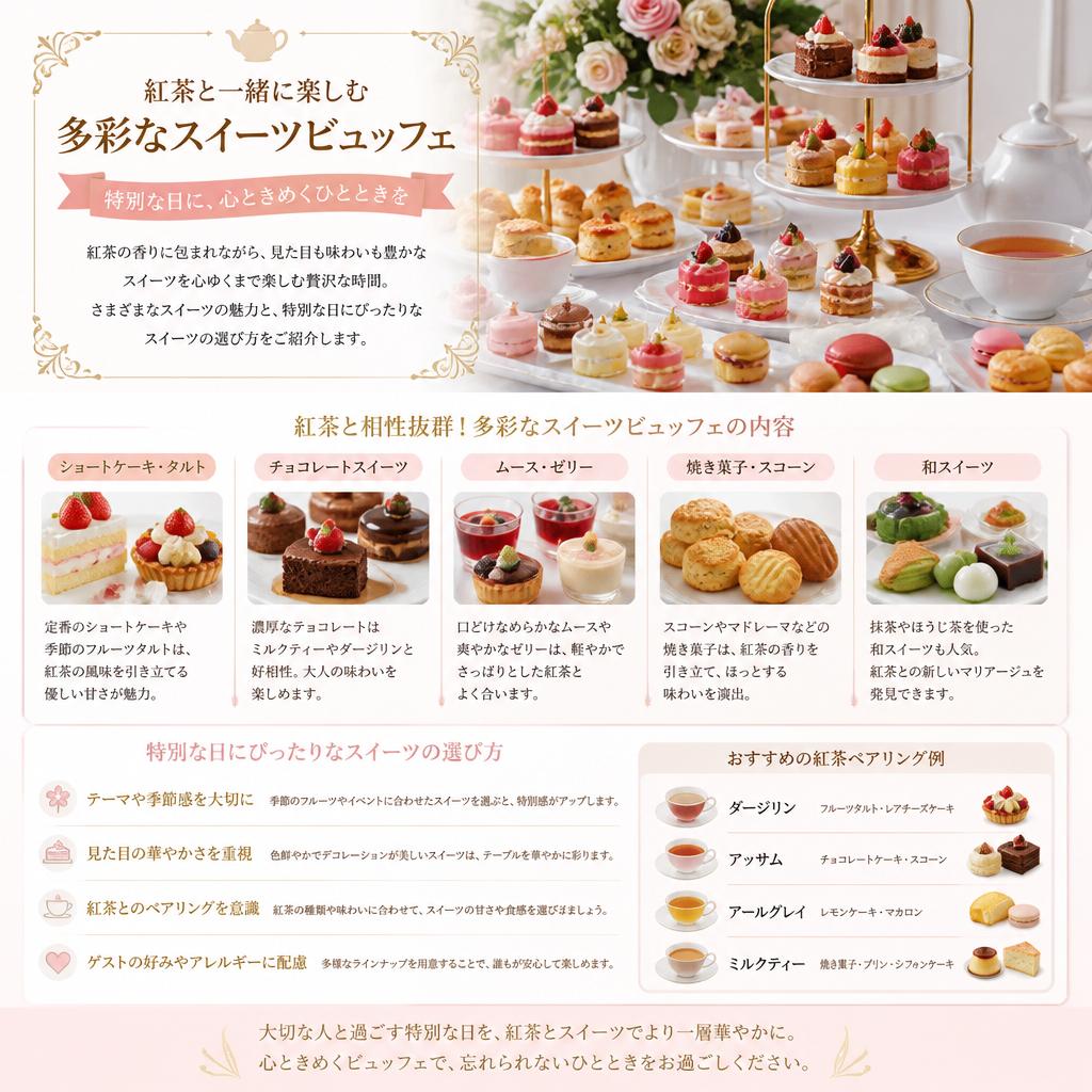 4. 魅惑のスイーツビュッフェ