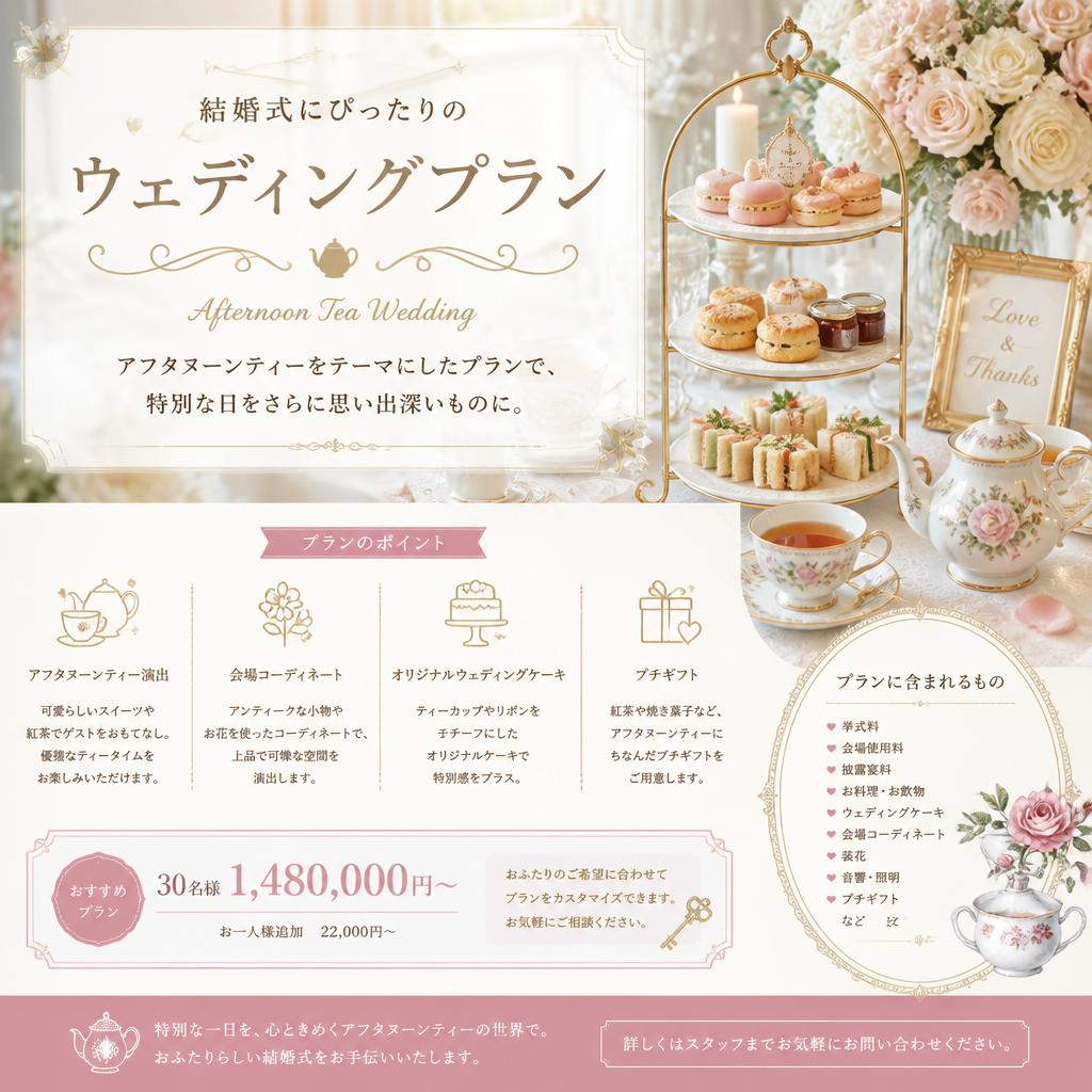 ウェディングプランのご提案