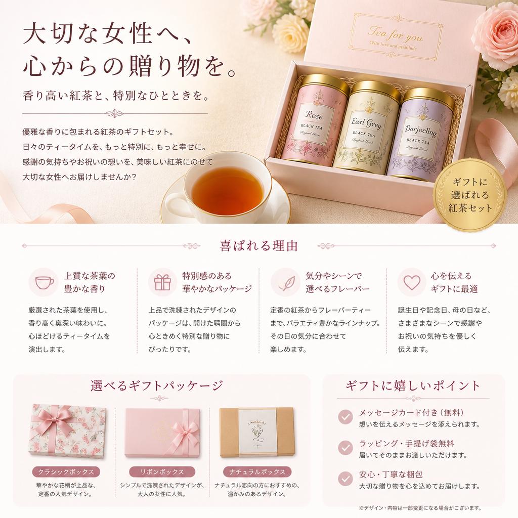 女性への特別なギフト