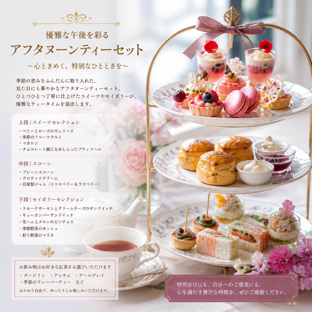 特別なアフタヌーンティーセット