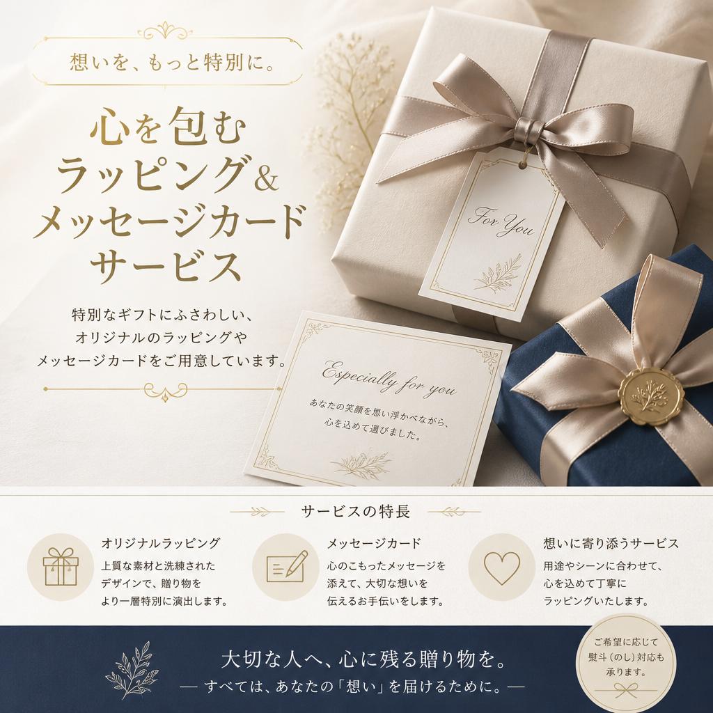 4. ギフトラッピングサービス