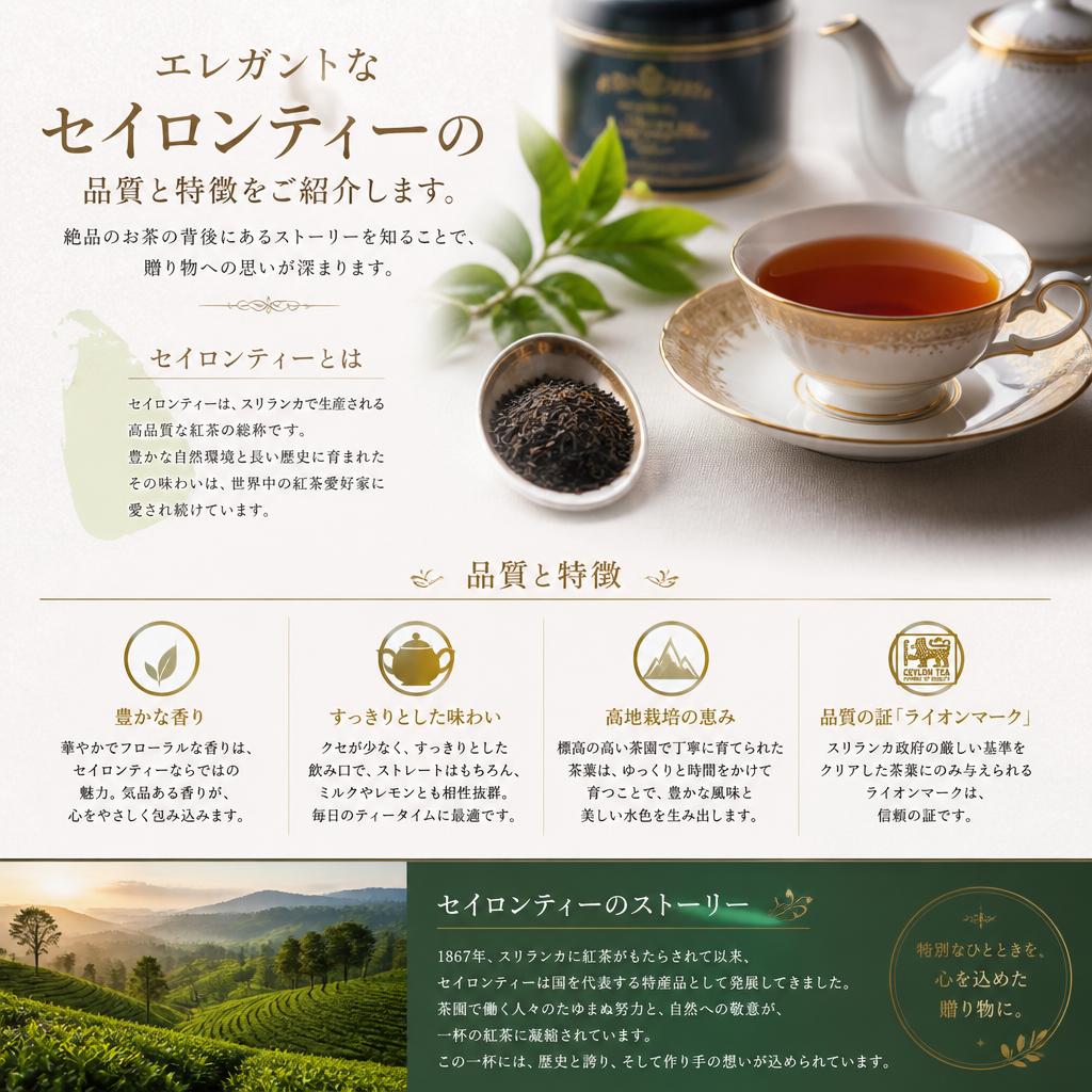 スリランカ産の高級紅茶