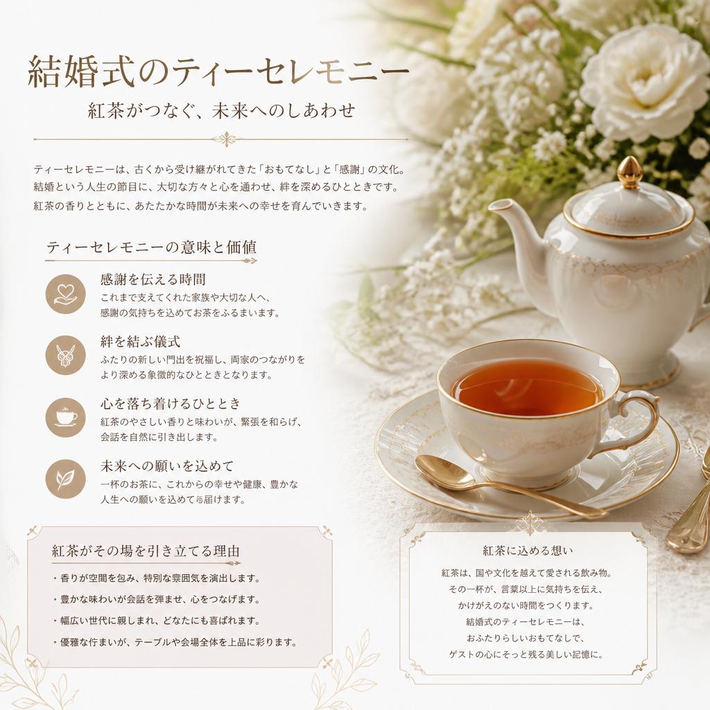 ティーセレモニーの優雅