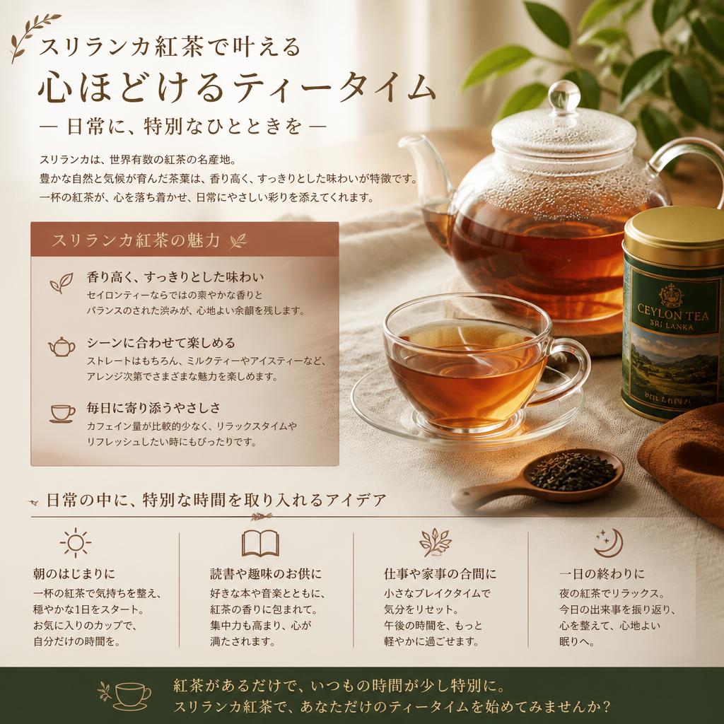 特別なおもてなしを演出するティータイム