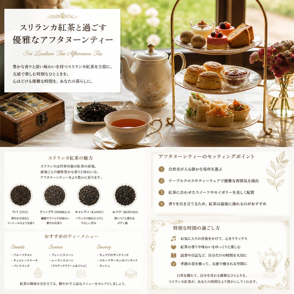 アフタヌーンティーの愉しみ方