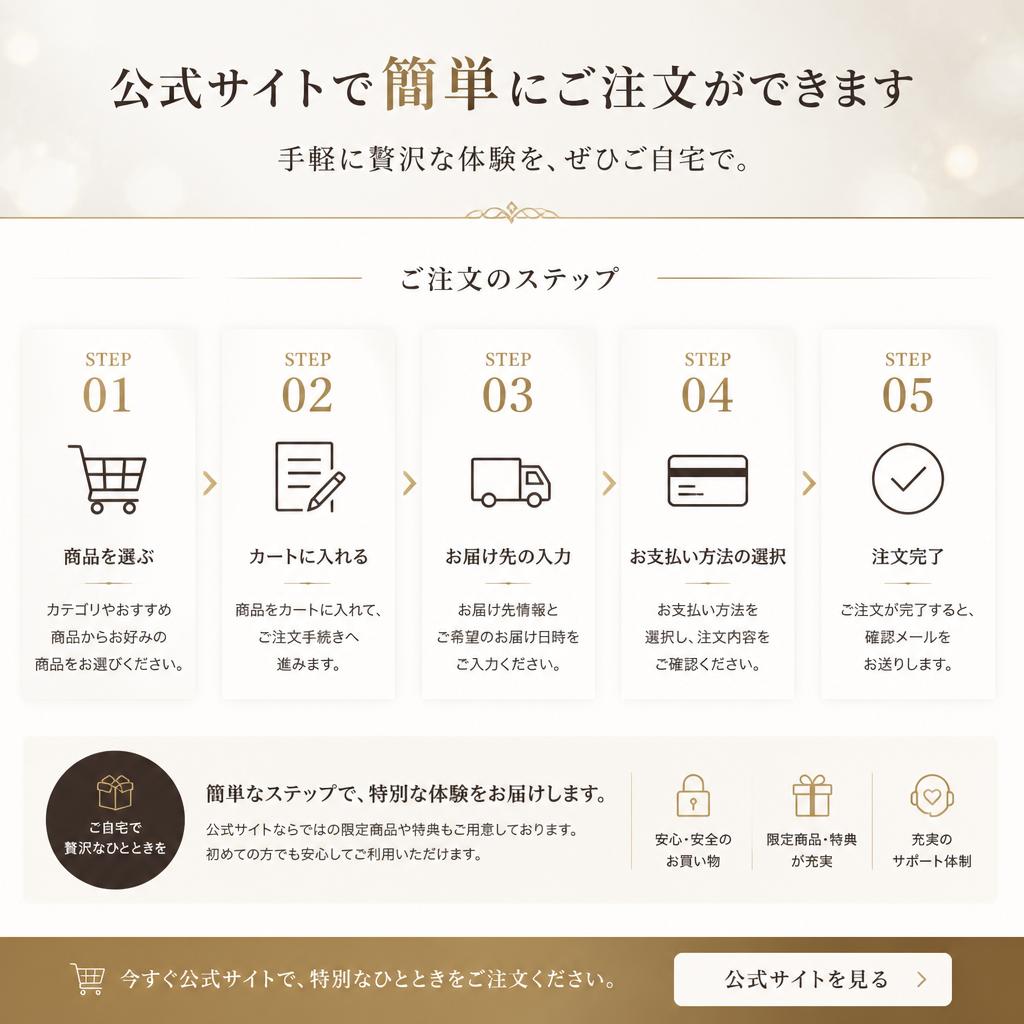 オンラインで簡単にご注文