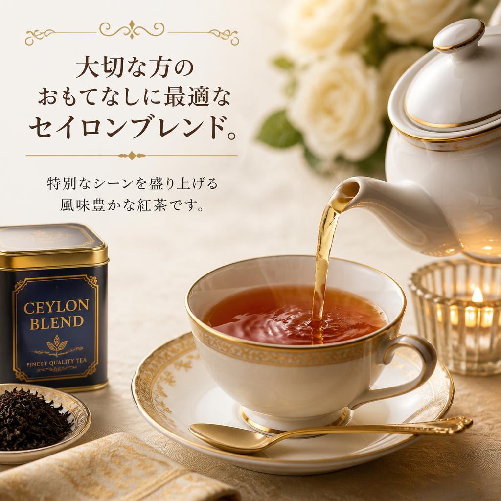 おもてなしに最適なセイロンブレンド