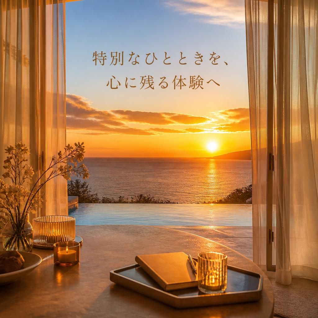 特別なひとときを、心に残る体験へ