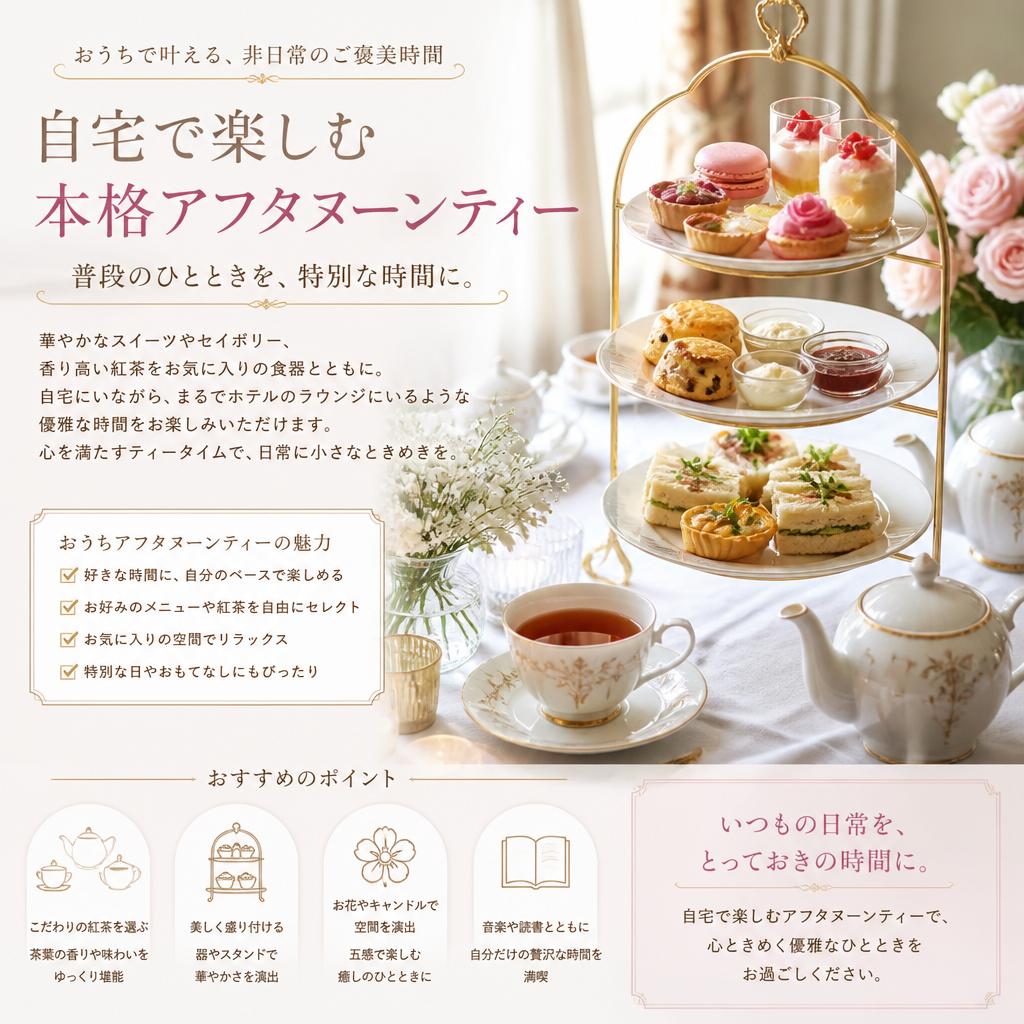 贅沢なアフタヌーンティー体験