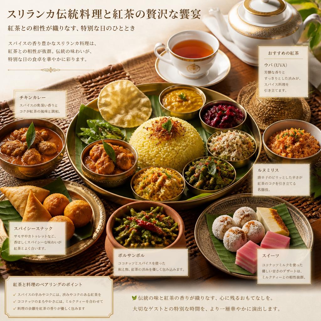 こだわりのスリランカ料理とのペアリング
