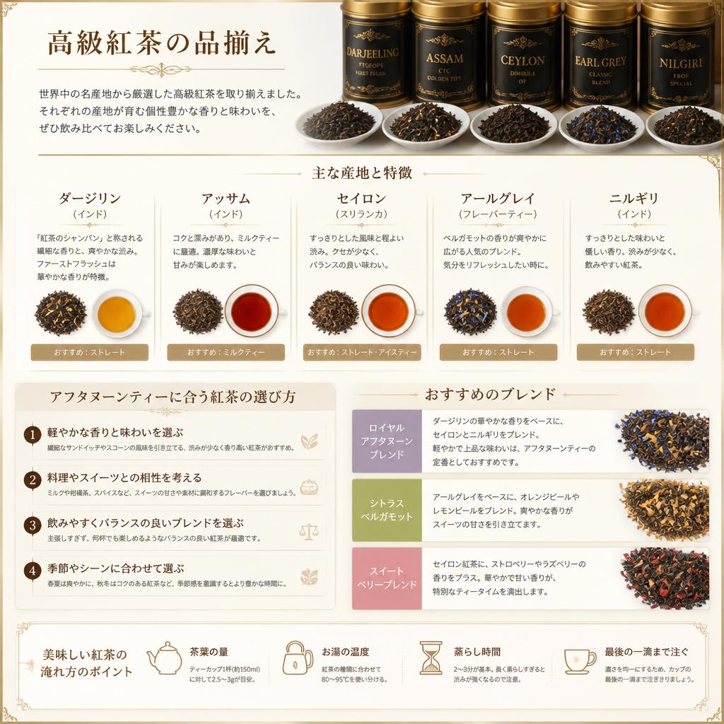2. 高級紅茶の選び方