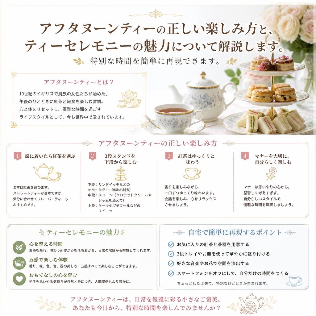 優雅なティーセレモニー