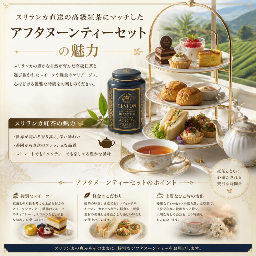 法人イベントに最適なアフタヌーンティーセット