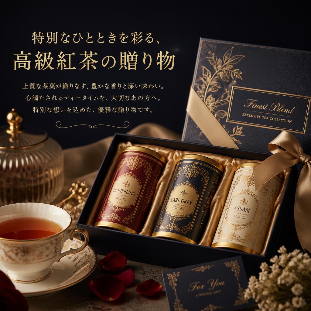 「特別なひとときを彩る、高級紅茶の贈り物」