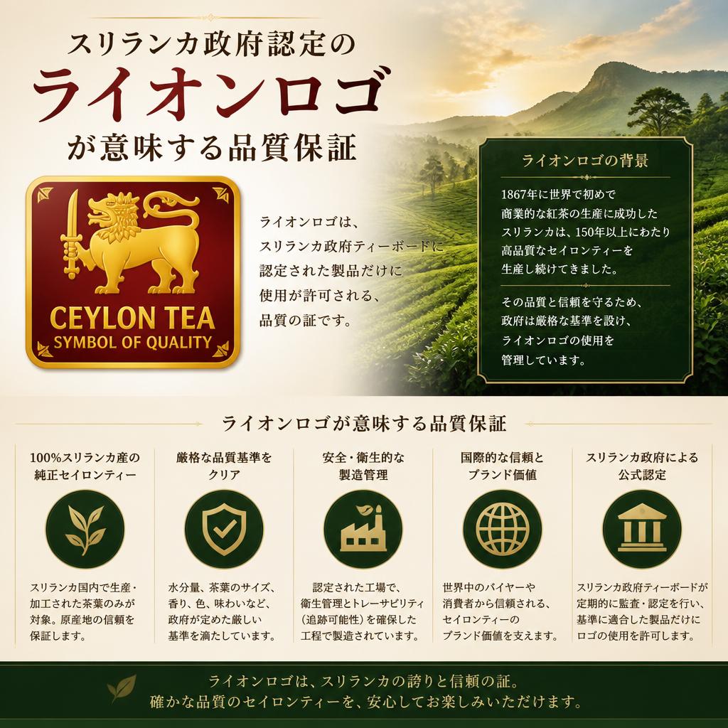 高品質の証、ライオンロゴのご紹介
