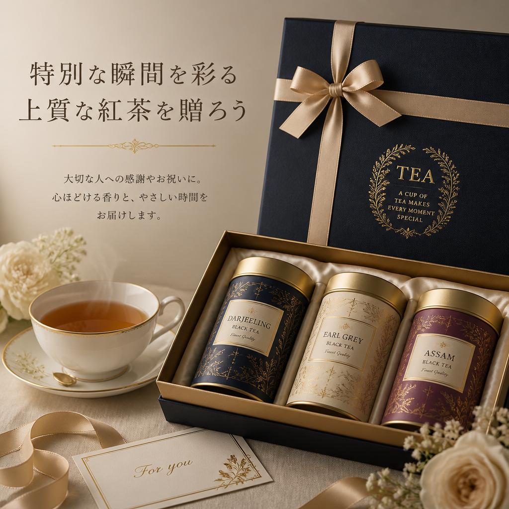 特別な瞬間を彩る上質な紅茶を贈ろう