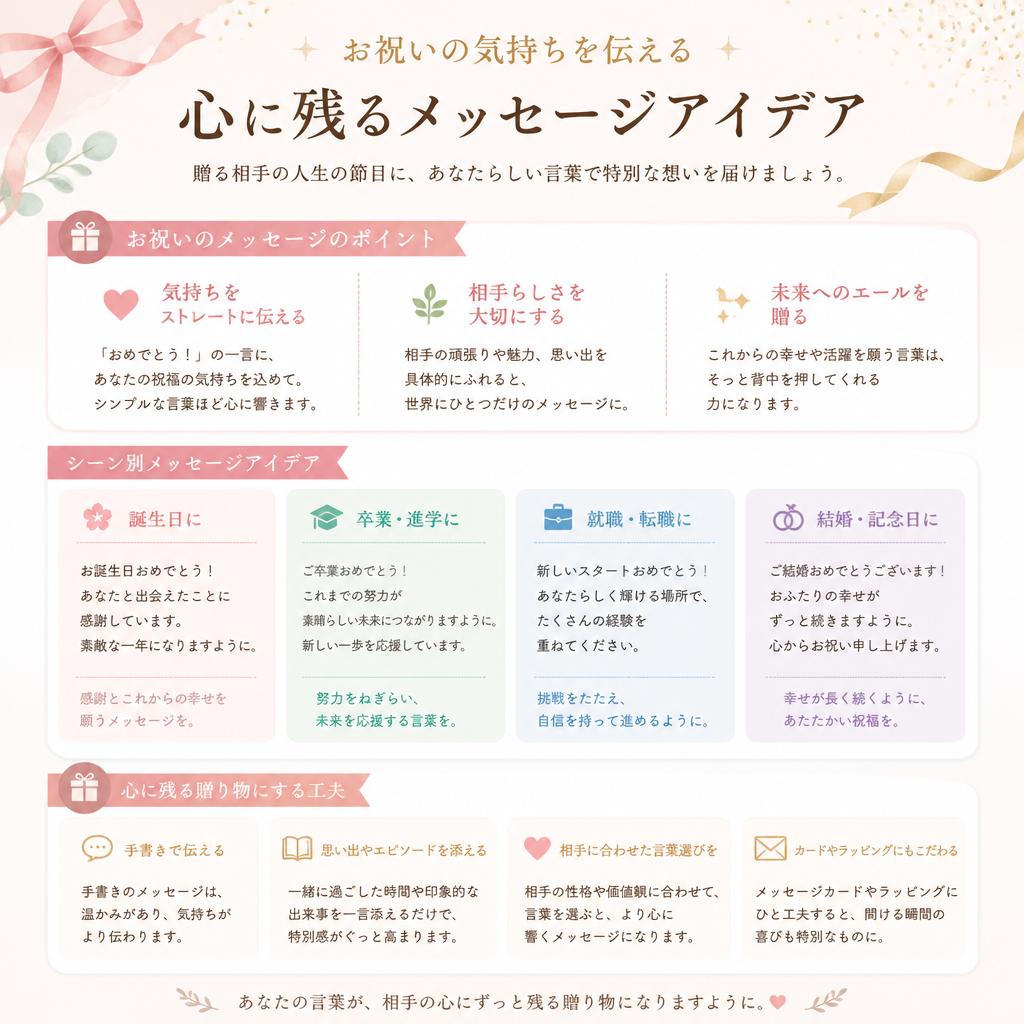 パーソナライズされたメッセージ