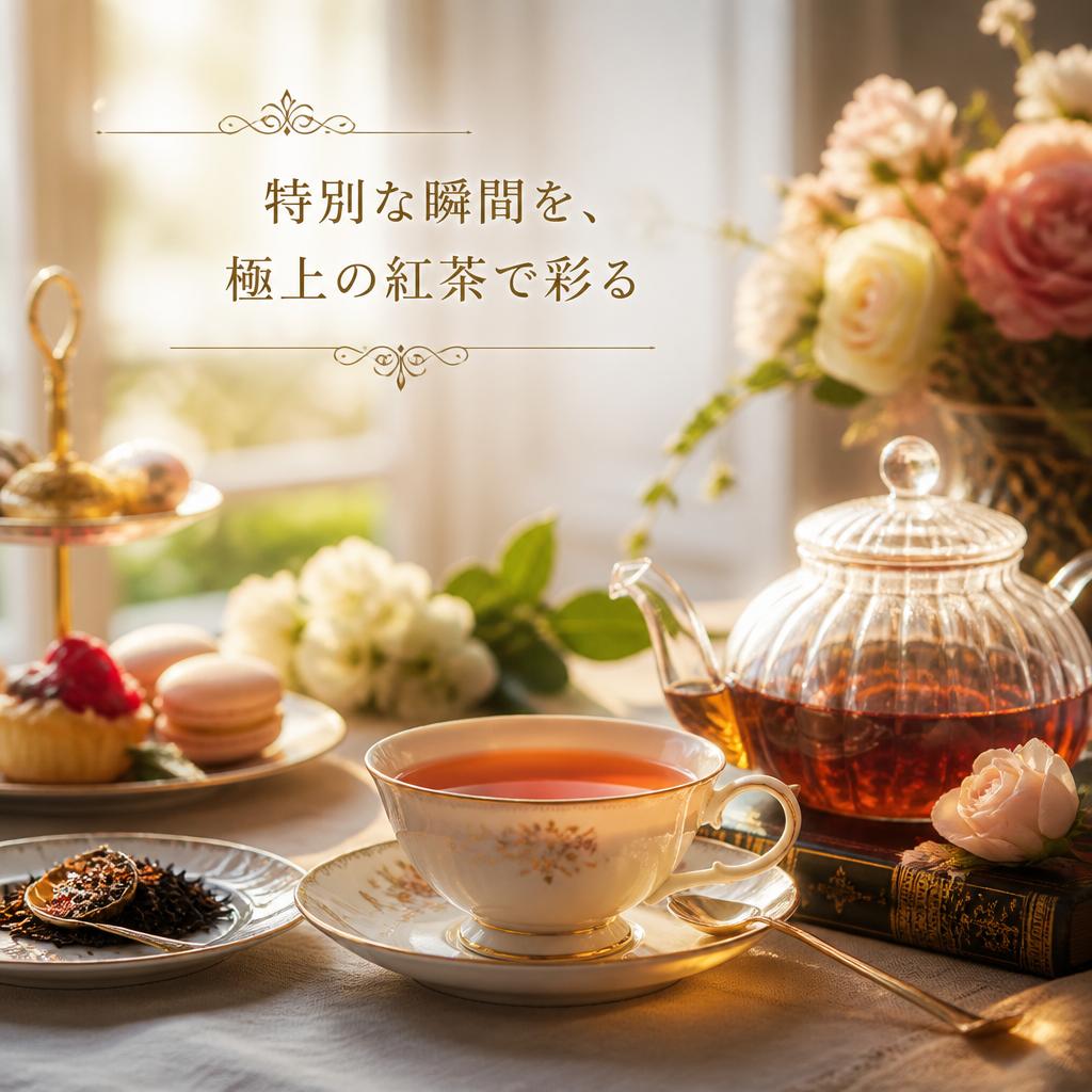 特別な瞬間を、極上の紅茶で彩る