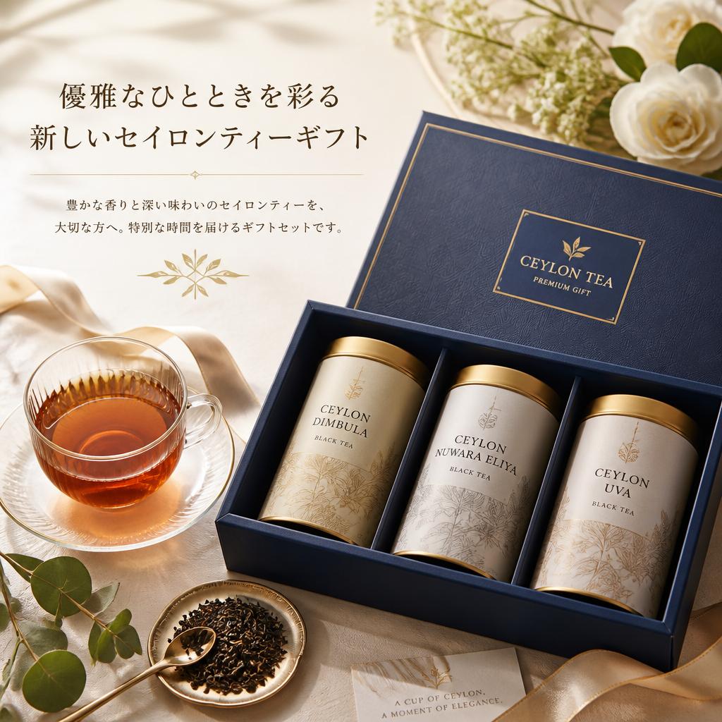 優雅なひとときを彩る新しいセイロンティーギフト