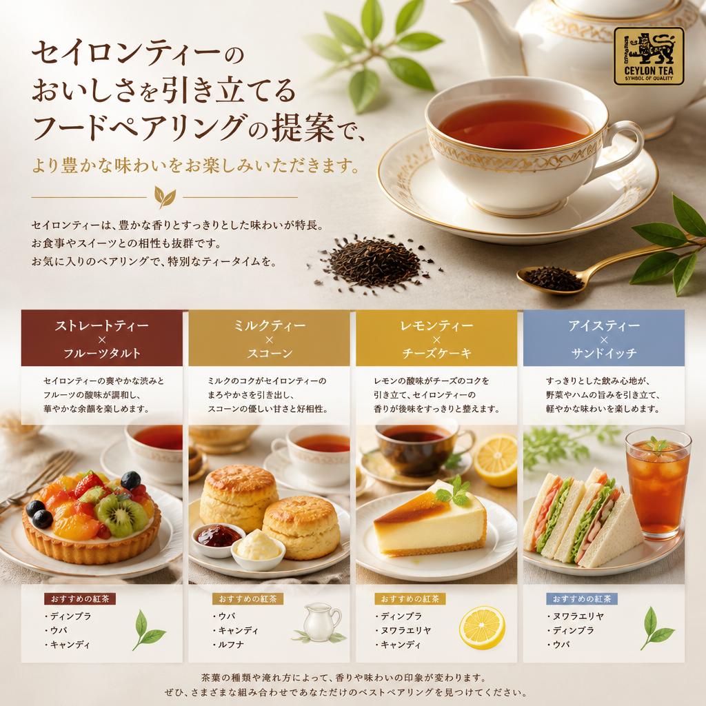 茶葉の選び方とフードペアリング