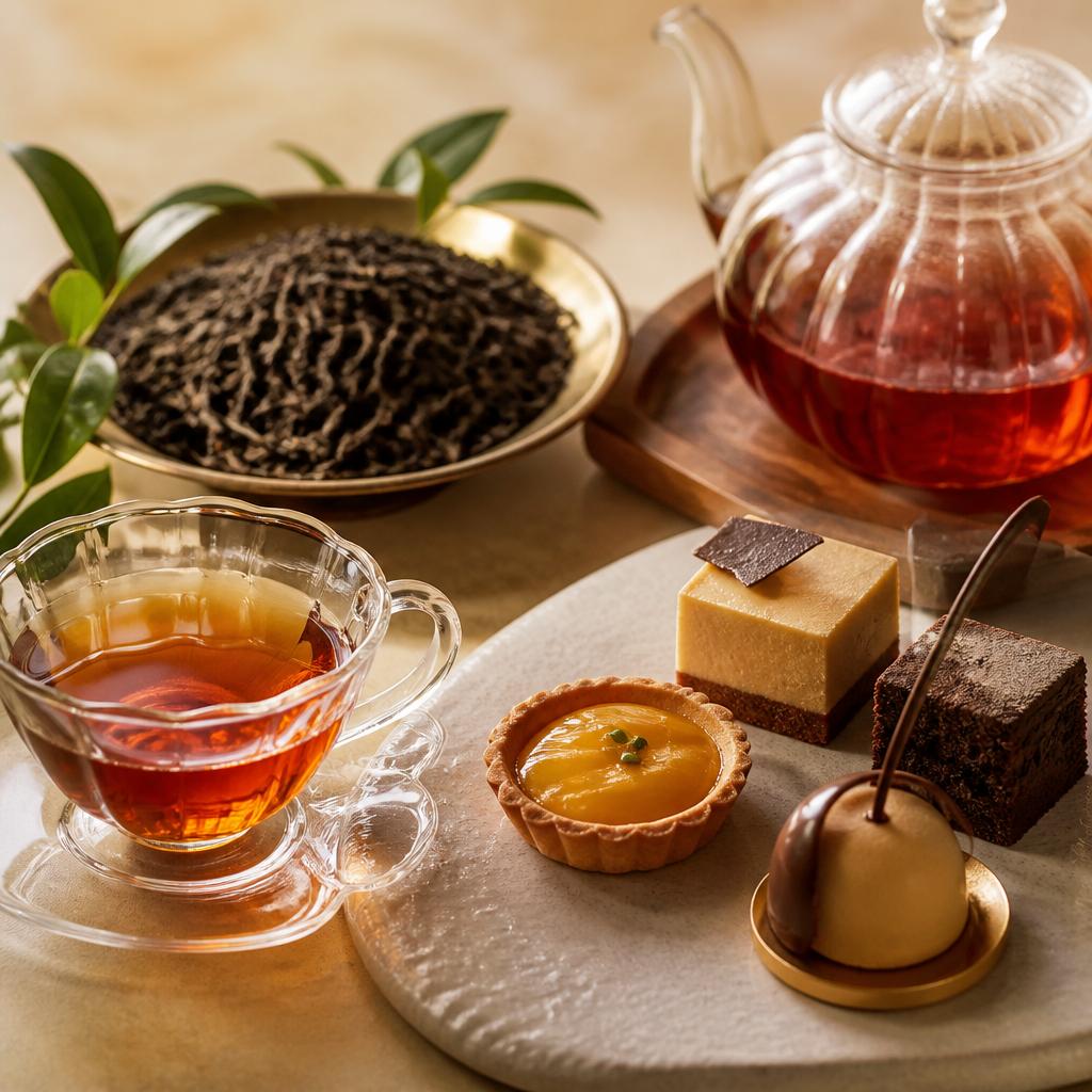 高級紅茶と手作りスイーツのコラボレーション