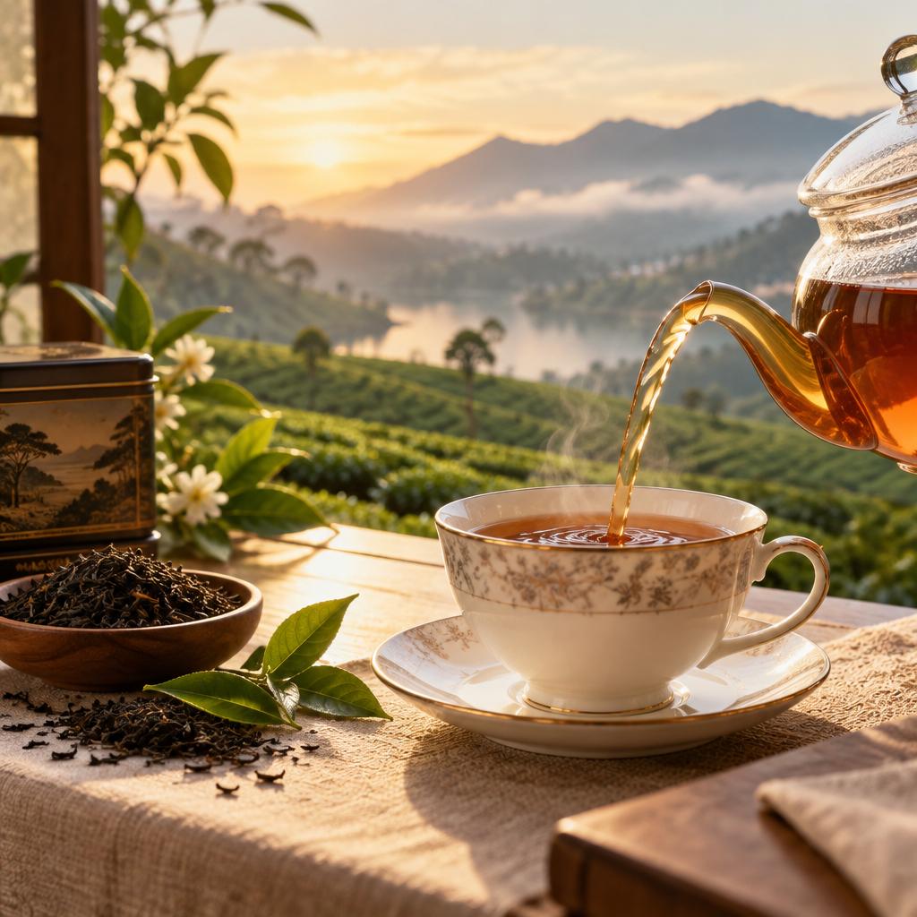 紅茶が彩る、私だけの特別な瞬間。セイロンの一滴で、心ほどける贅沢を。