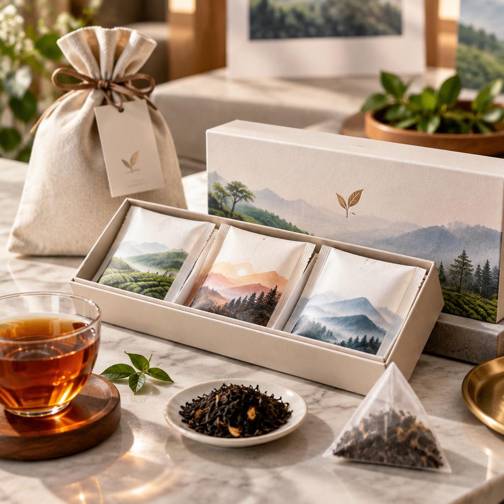 気軽なご挨拶から記念品まで。心に残る紅茶の粗品