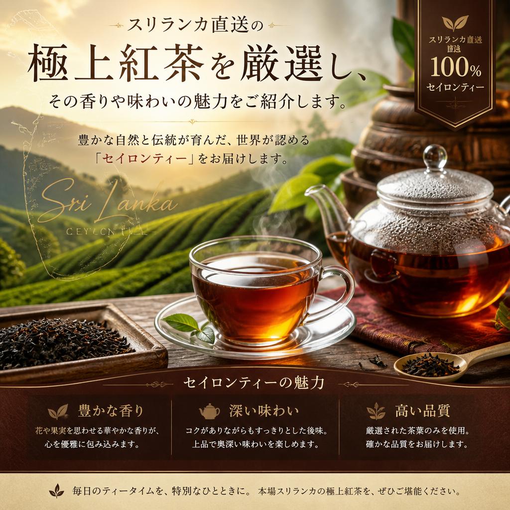 こだわりの高級紅茶