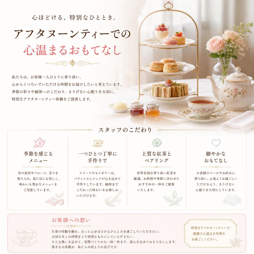 心を込めたおもてなしの心