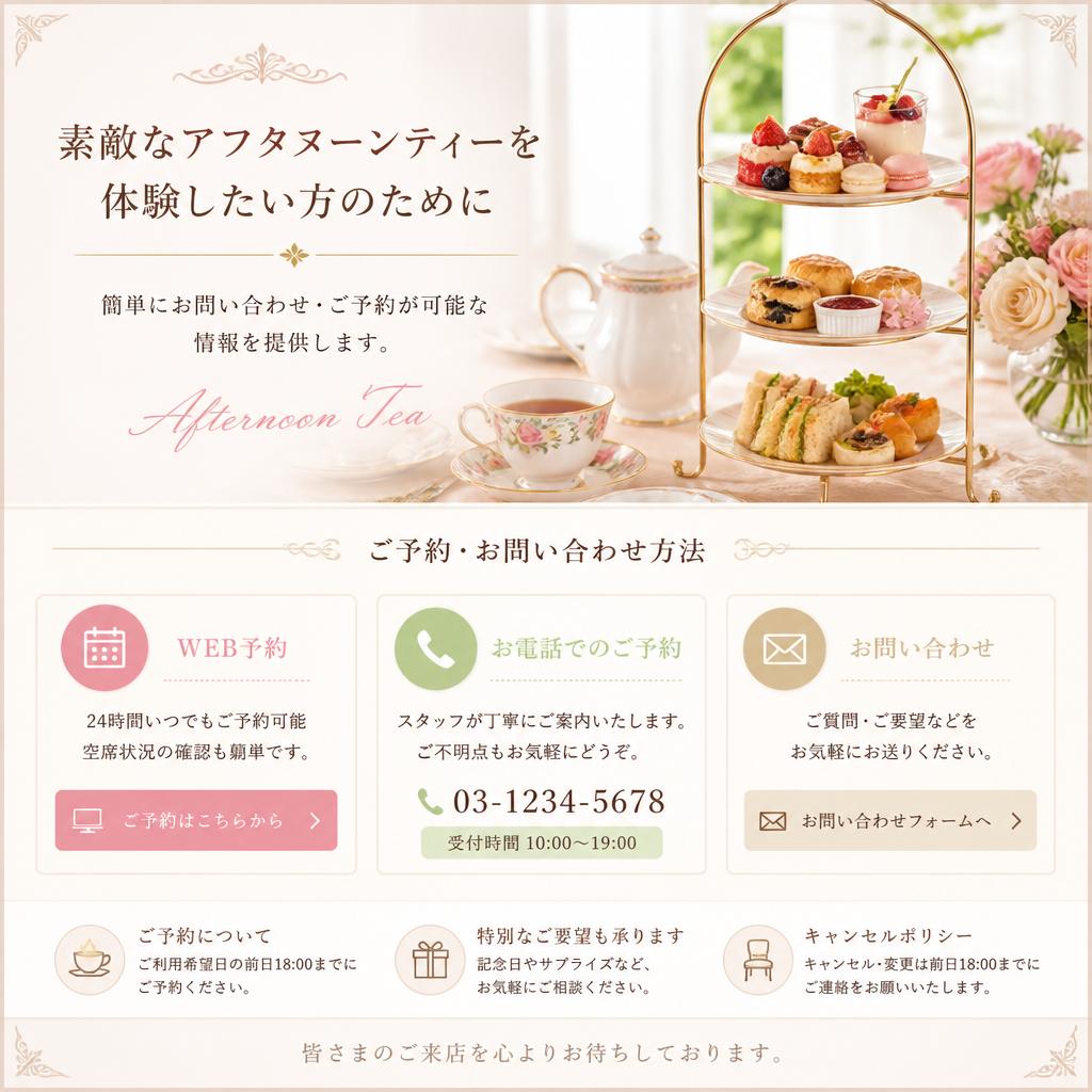 お問い合わせ・ご予約