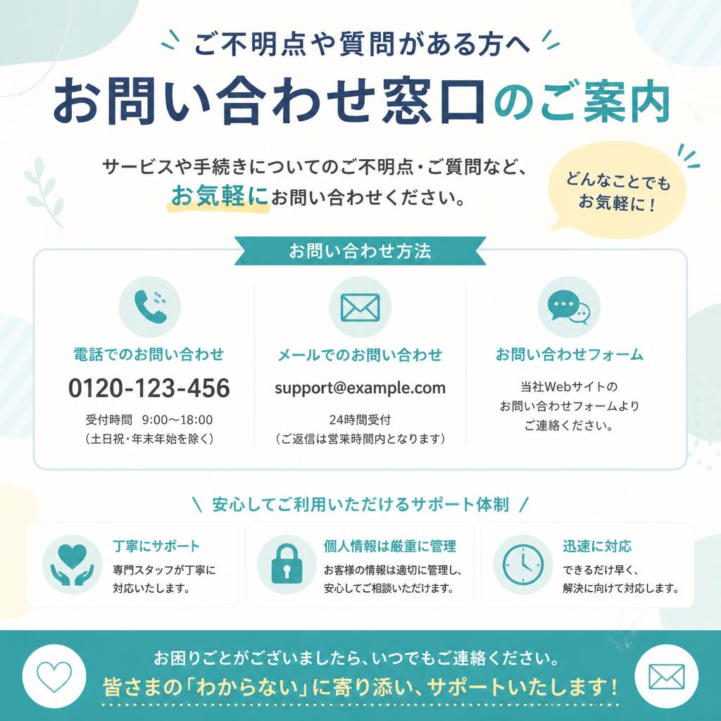 お問い合わせ・ご相談