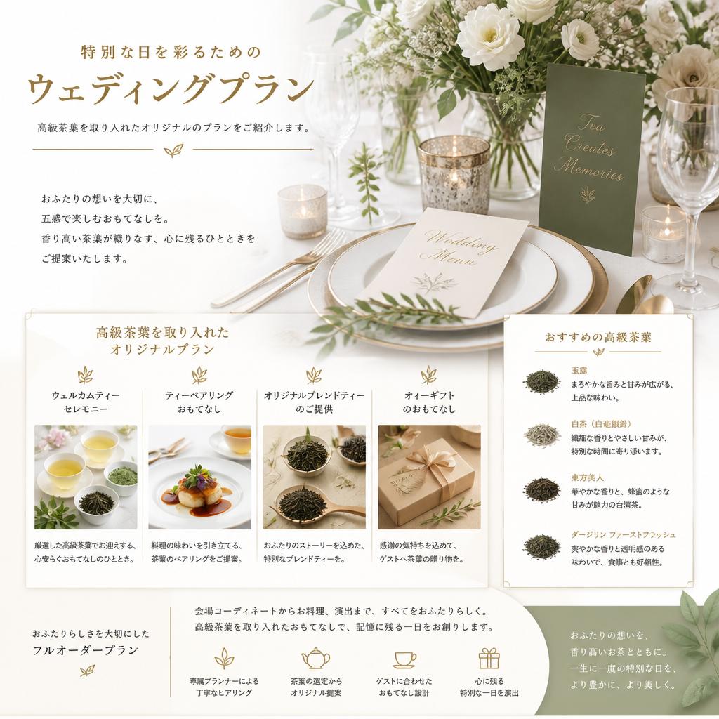ウェディングプランのご提案