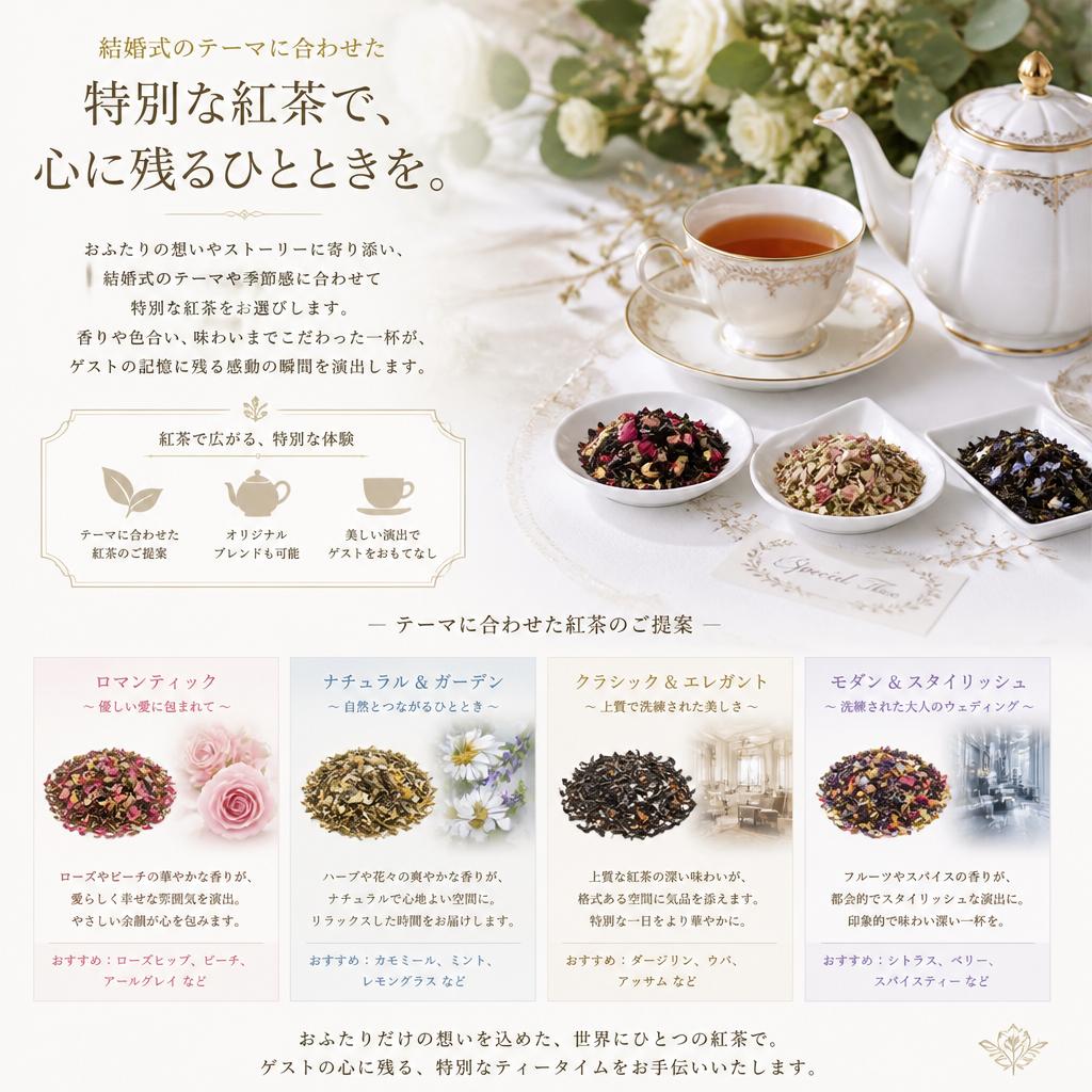 紅茶で彩る特別な体験
